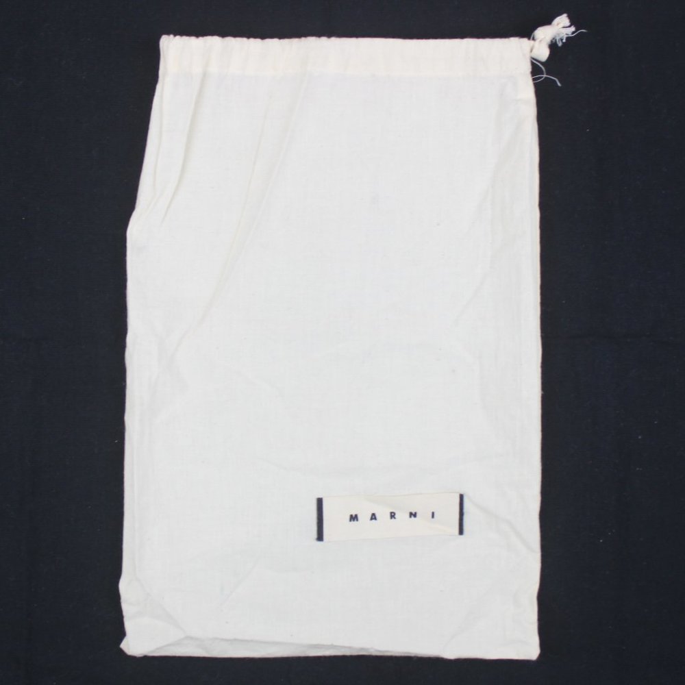 Marni 14x9 Cream Woven Drawstring Dust Bag